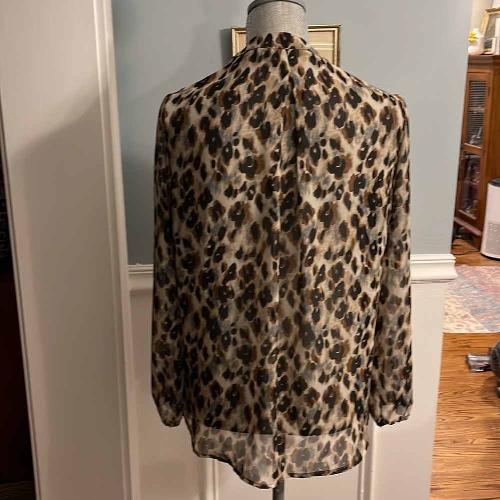 Leopard Print Blouse - image 3